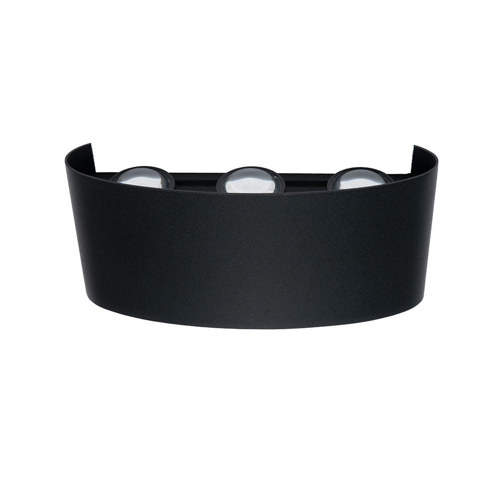 LÁMPARA ARBOTANTE 3 LIGHT NEGRO, 6W, LUZ CÁLIDA, EXTERIOR