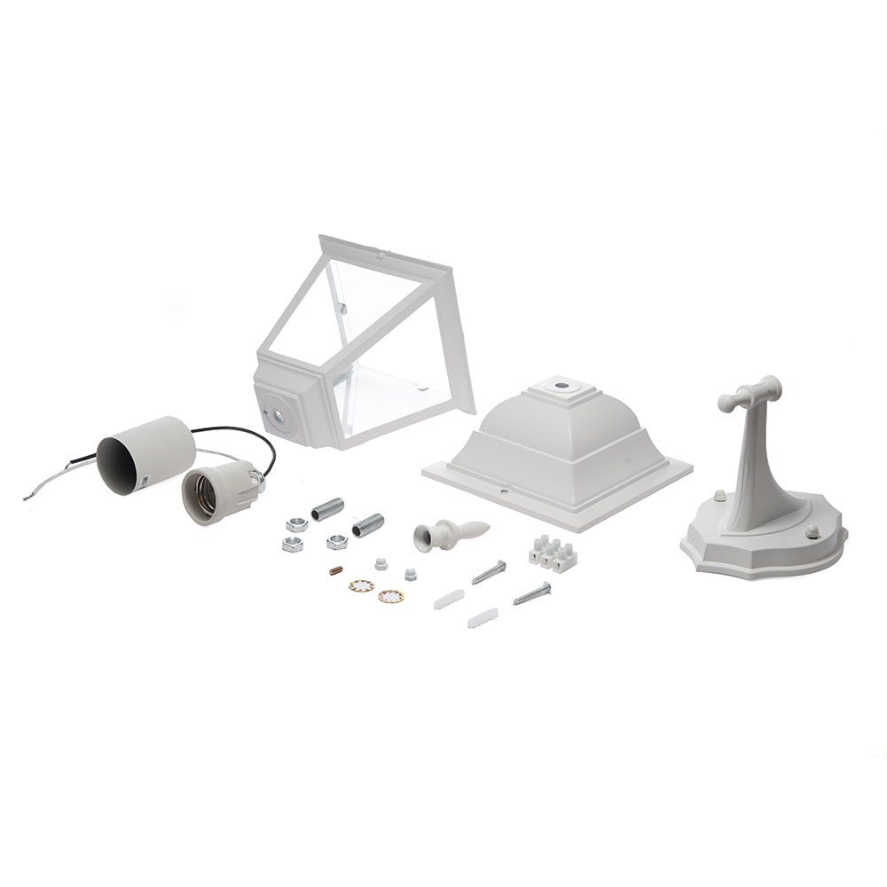 FAROL DECORATIVO PARA PARED LONDON BLANCO, 15W, BASE E27