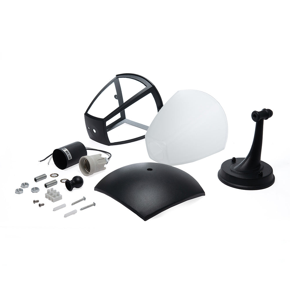 FAROL DECORATIVO PARA PARED MILAN, 15W, BASE E27