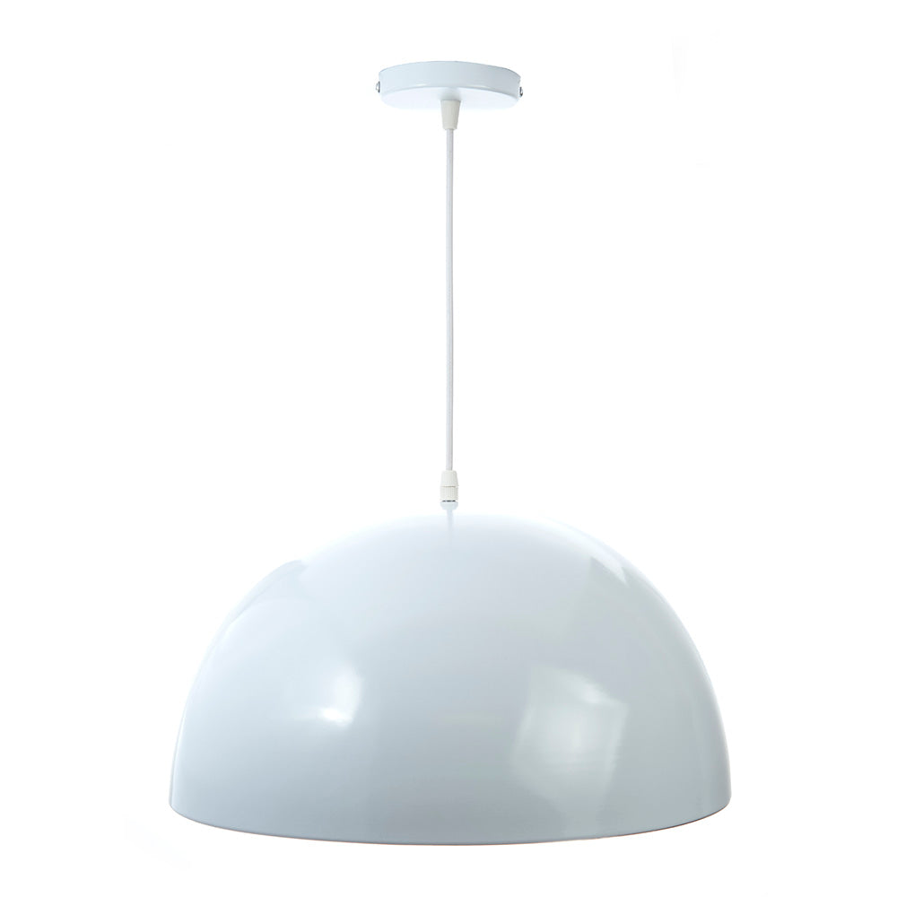 LÁMPARA COLGANTE MASSIMA BLANCO, 15 W, BASE E27 INTERIOR, AL