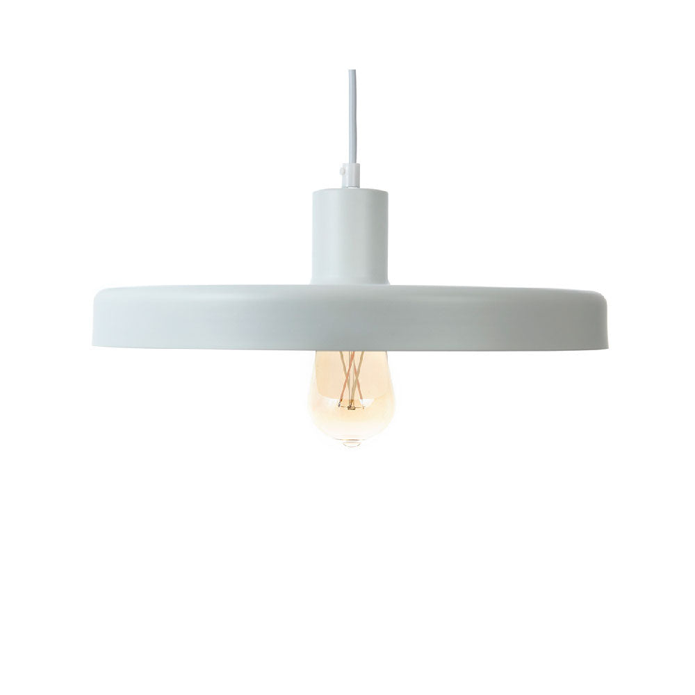 LÁMPARA COLGANTE ELIO BLANCO, 15 W, BASE E27, INTERIOR, AL
