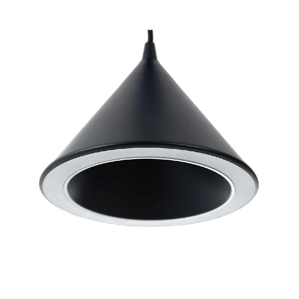 LÁMPARA COLGANTE ENZO NEGRO, 8 W, LUZ CÁLIDA, INTERIOR, AL