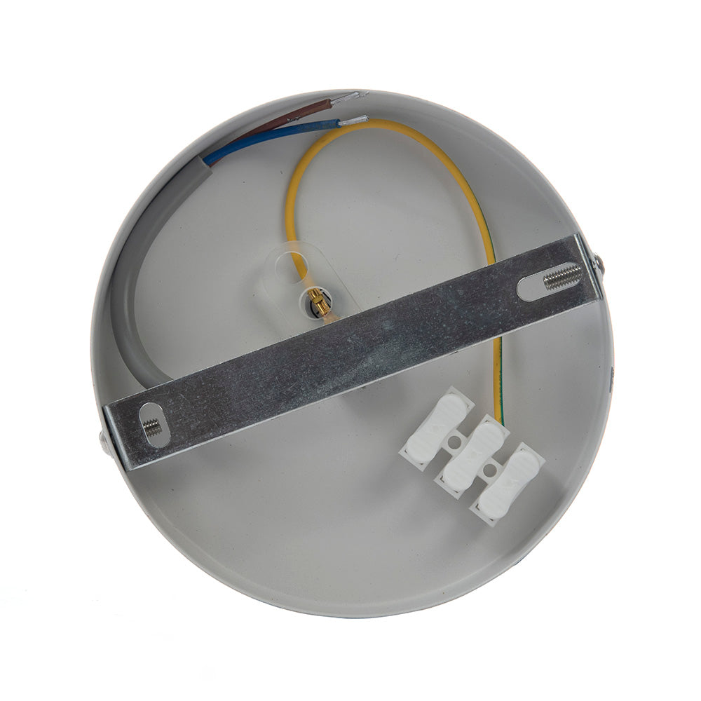 LÁMPARA COLGANTE ELIO GRIS, 15 W, BASE E27, INTERIOR, AL