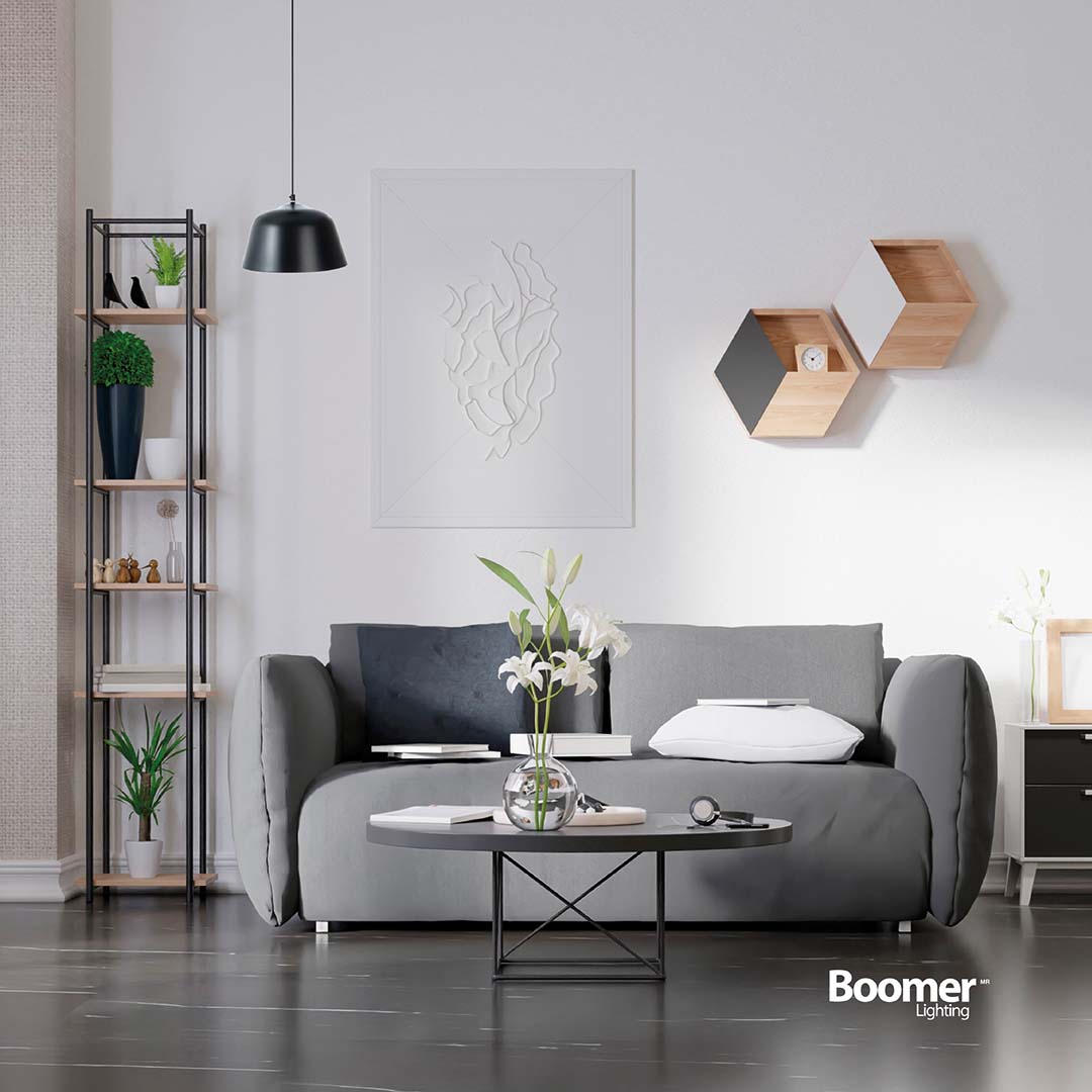 LÁMPARA COLGANTE DECORATIVA VITO NEGRA DE 15W CON BASE E27