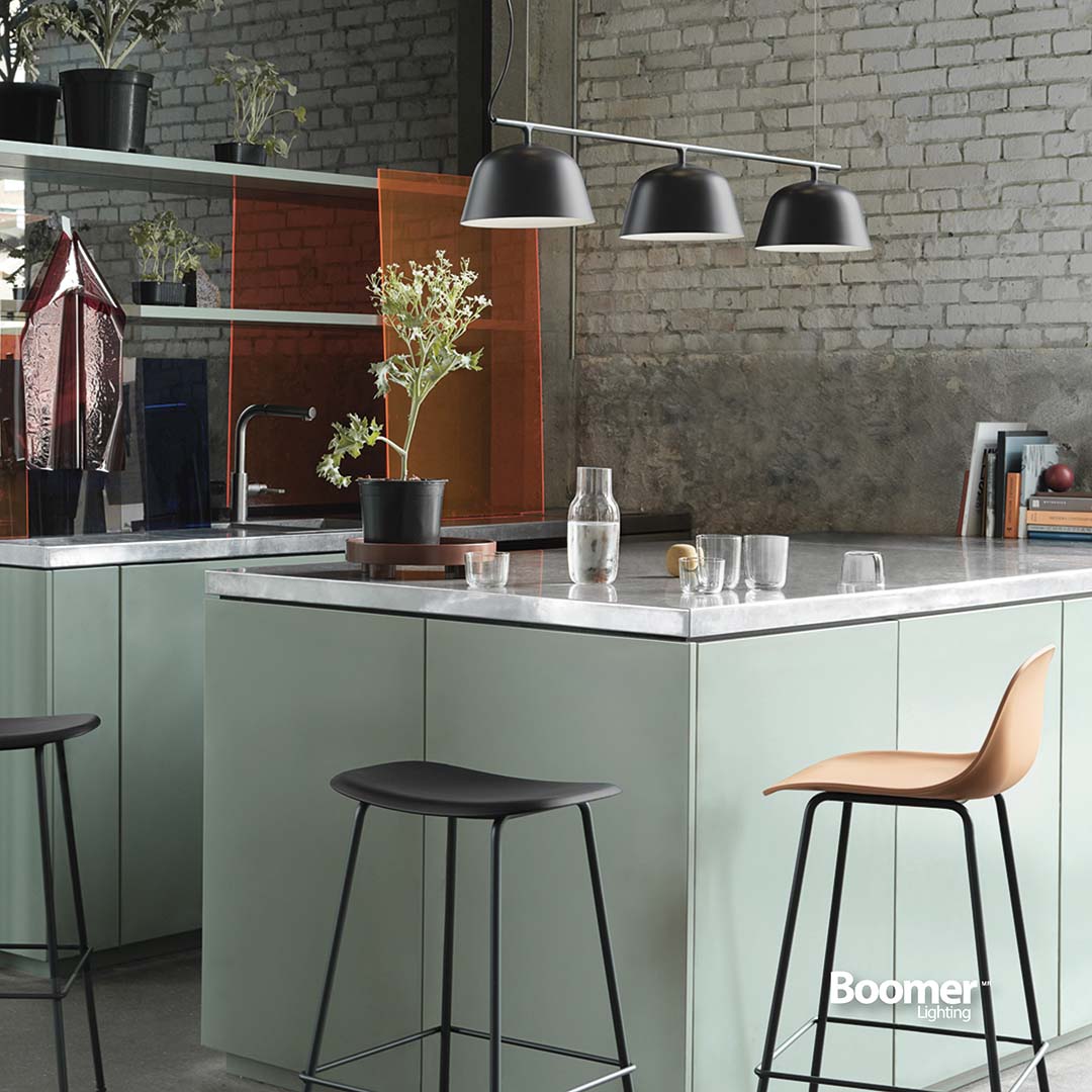 LÁMPARA COLGANTE TERZO NEGRO, 45 W, BASE E27, INTERIOR, AL
