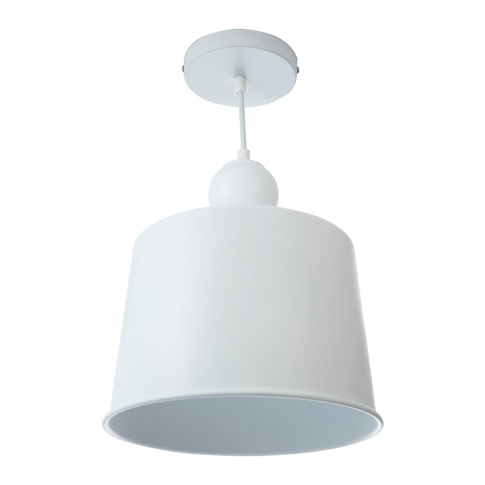 LÁMPARA COLGANTE GIANNI BLANCO, 15 W, BASE E27, INTERIOR, AL