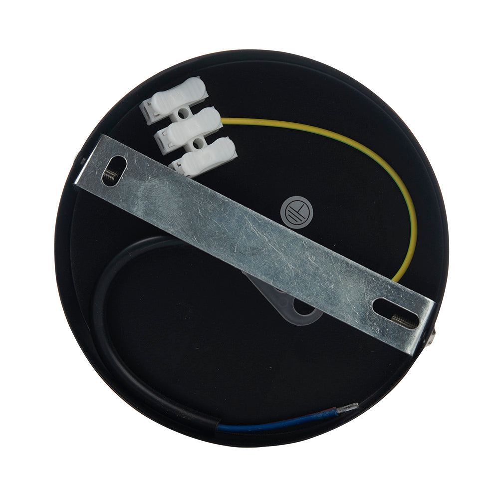 LÁMPARA COLGANTE GIANNI NEGRO, 15 W, BASE E27, INTERIOR, AL