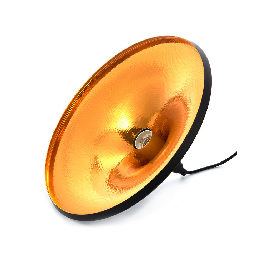 LÁMPARA COLGANTE AVA NEGRO, 15 W, BASE E27, INTERIOR, AL