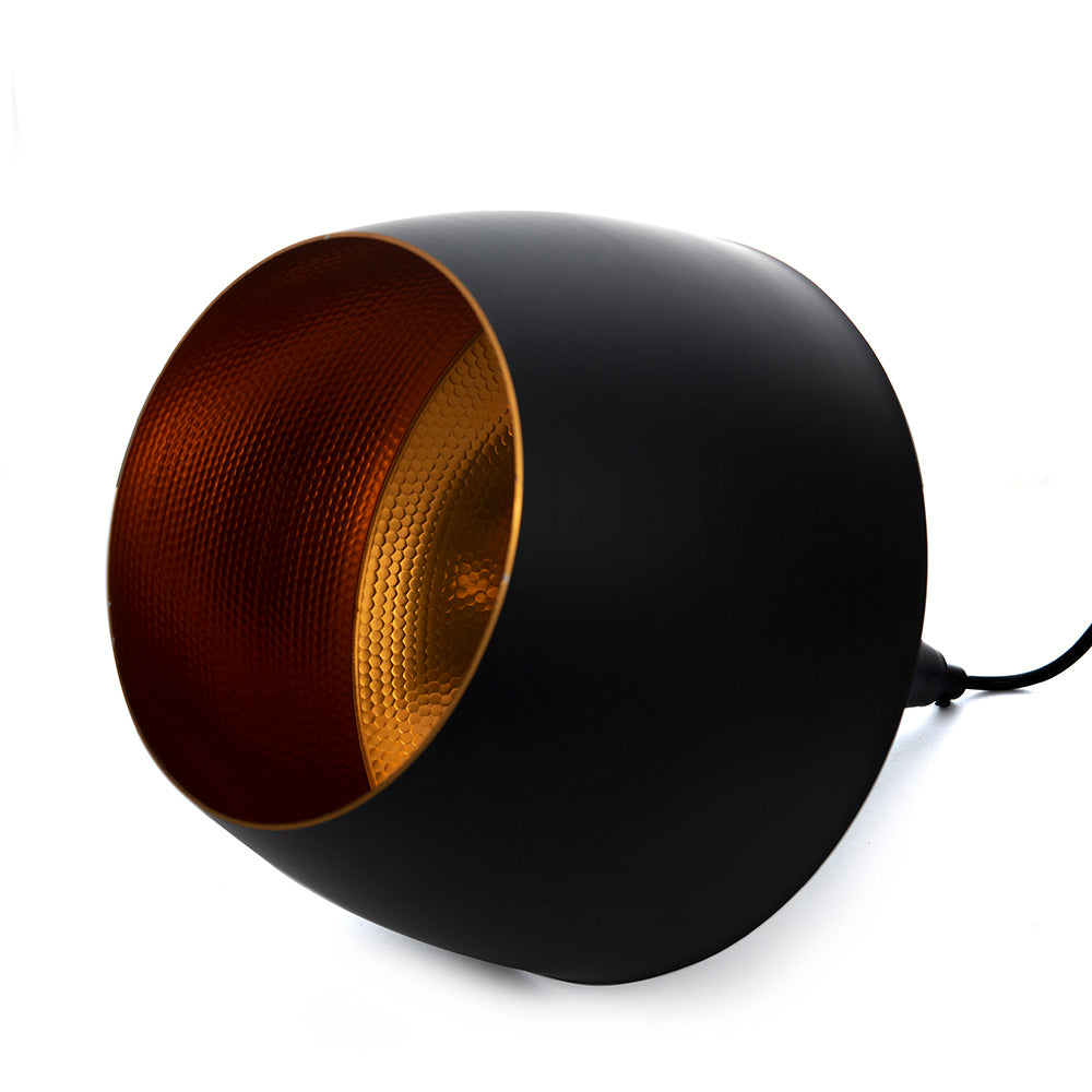 LÁMPARA COLGANTE MIA NEGRO, 15 W, BASE E27, INTERIOR, AL