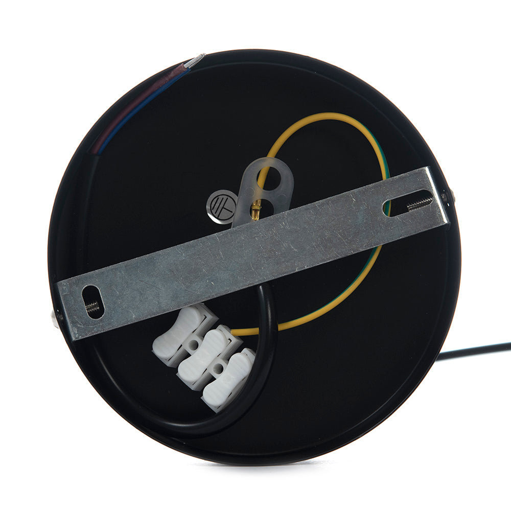LÁMPARA COLGANTE ROCCO NEGRO, 15 W, BASE E27, INTERIOR, AL