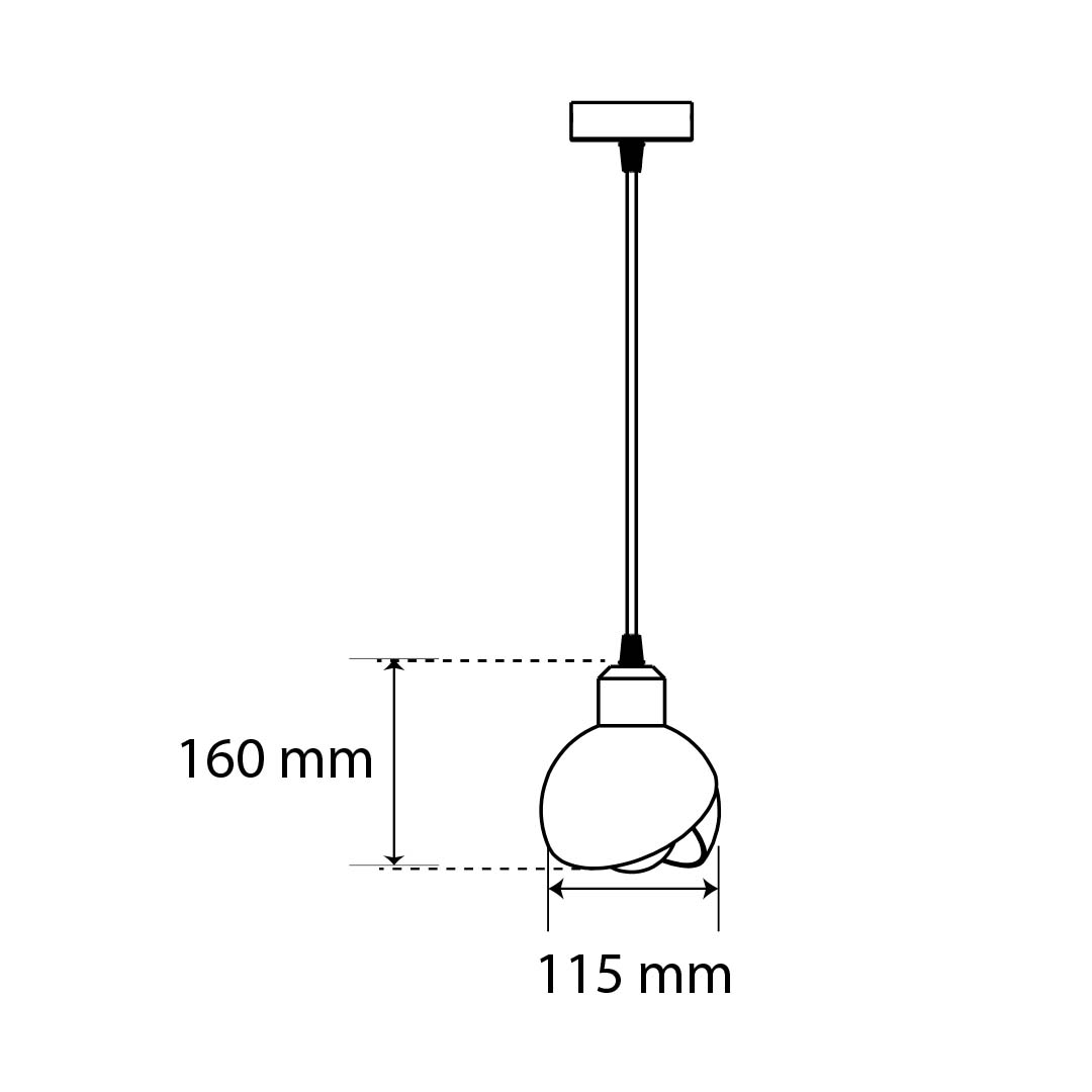 LÁMPARA COLGANTE LANTAAR BLANCO, 15 W, BASE E27 INTERIOR, AL