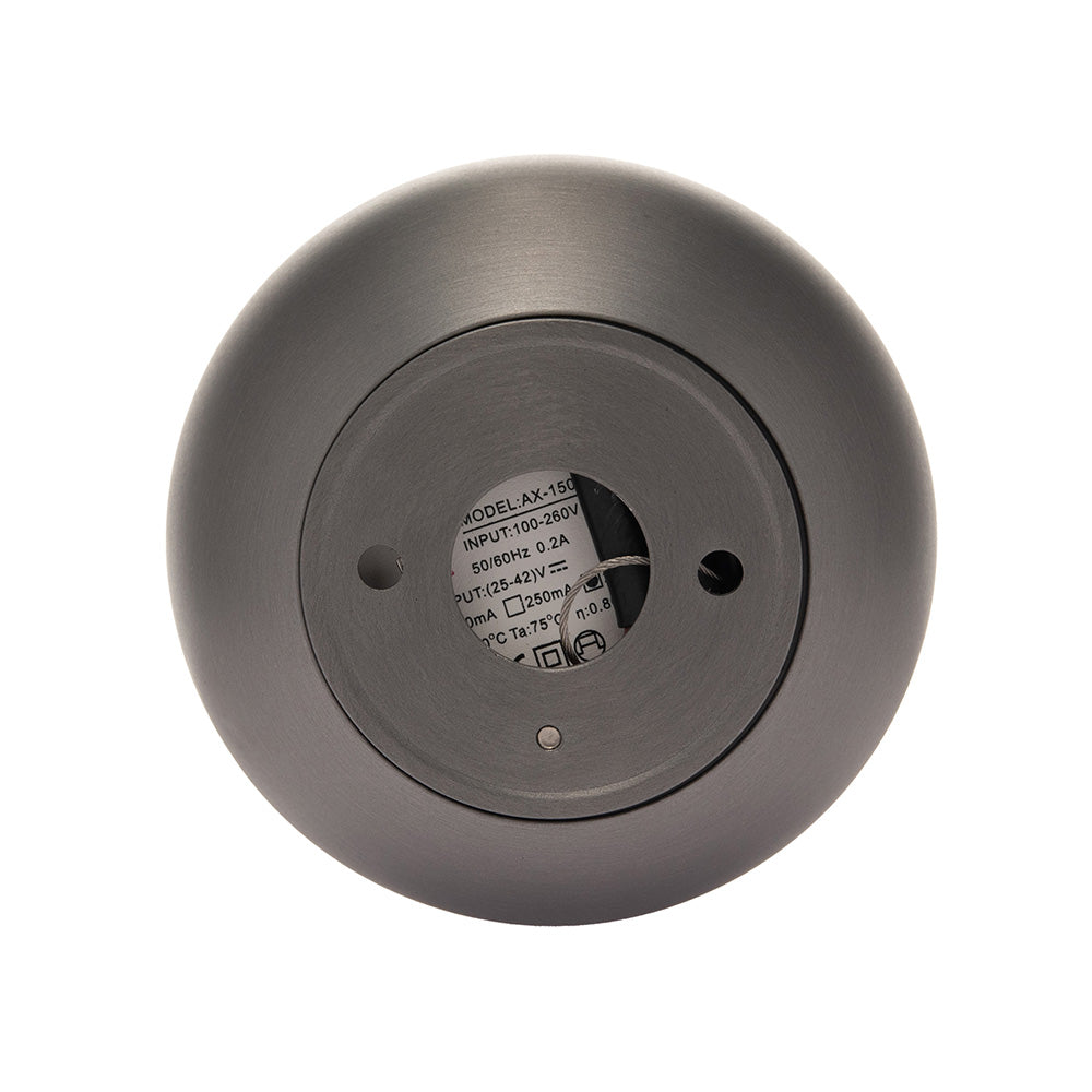 LÁMPARA SOBREPONER HS-ES ORB PLATA 12W 3000K, 1033LM, IP20