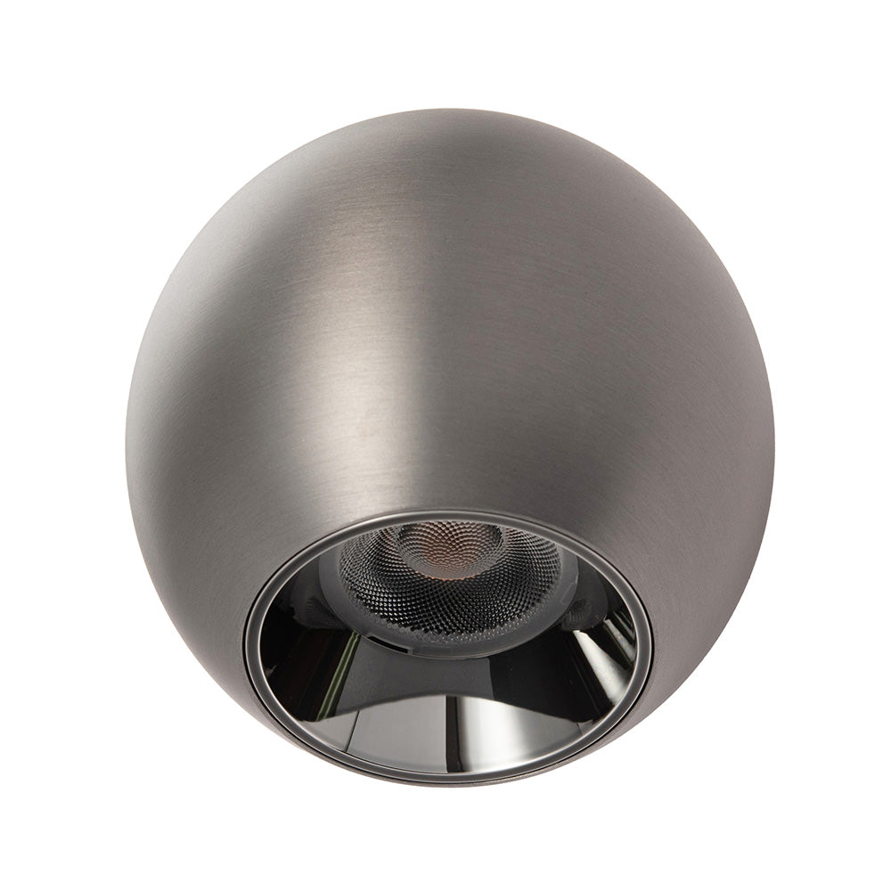 LÁMPARA SOBREPONER HS-ES ORB PLATA 12W 3000K, 1033LM, IP20