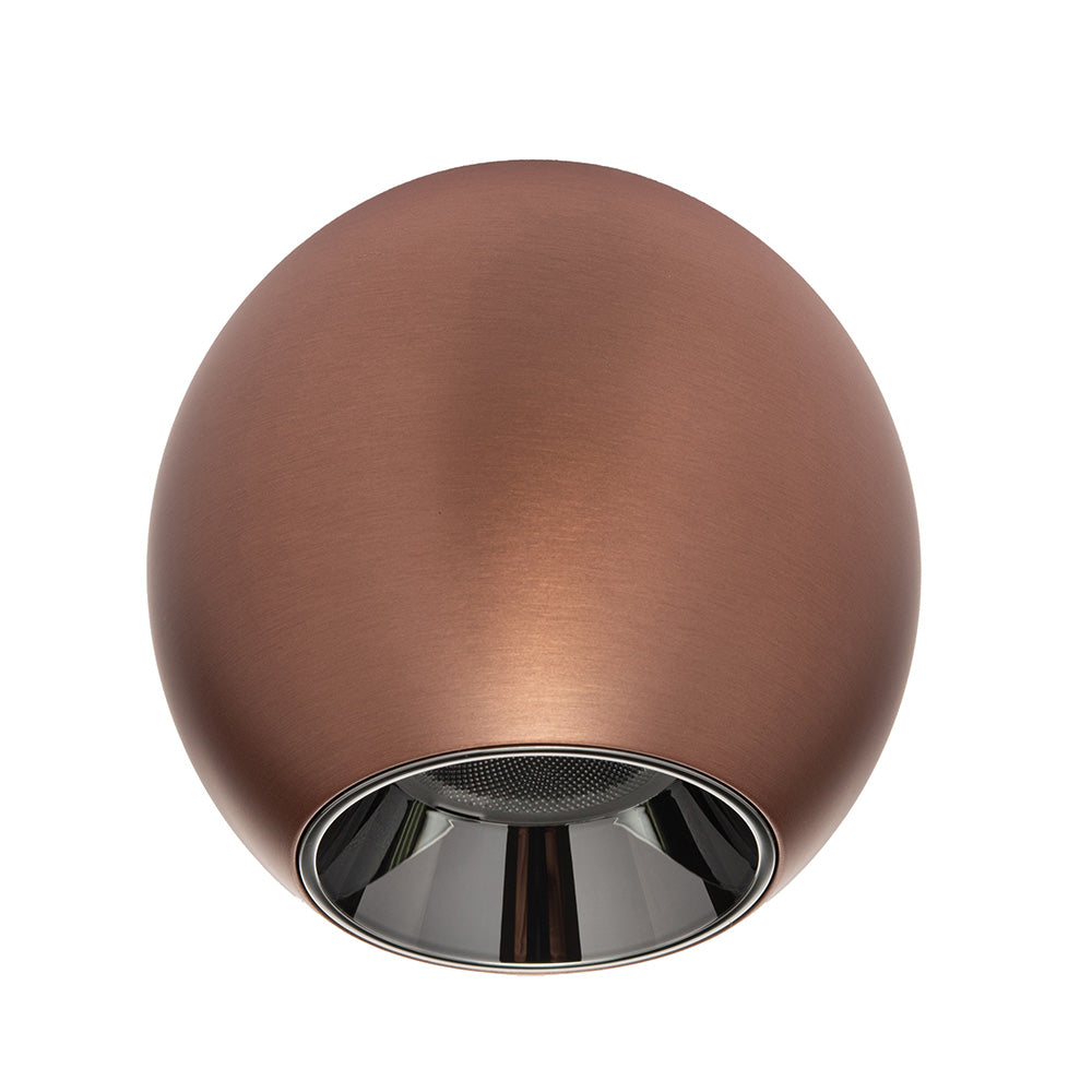 LÁMPARA SOBREPONER HS-ES ORB BRONCE 12W 3000K, 1033LM, IP20