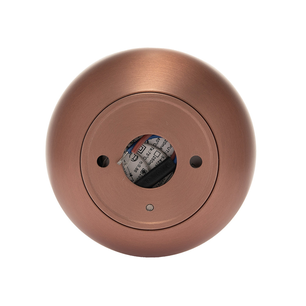 LÁMPARA SOBREPONER HS-ES ORB BRONCE 12W 3000K, 1033LM, IP20