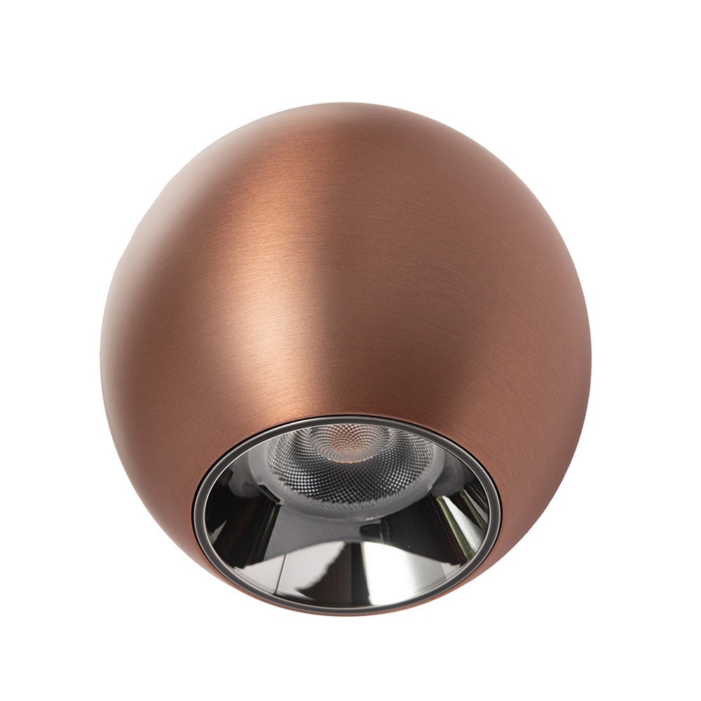 LÁMPARA SOBREPONER HS-ES ORB BRONCE 12W 3000K, 1033LM, IP20