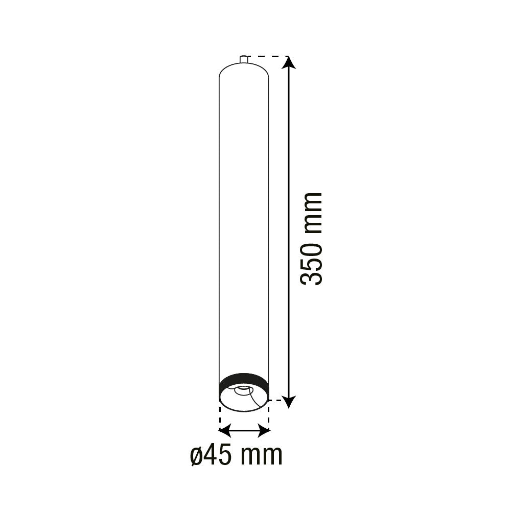 LÁMPARA COLGANTE HS-ES KARA PLATA 10W, 3000K, 575LM, IP20