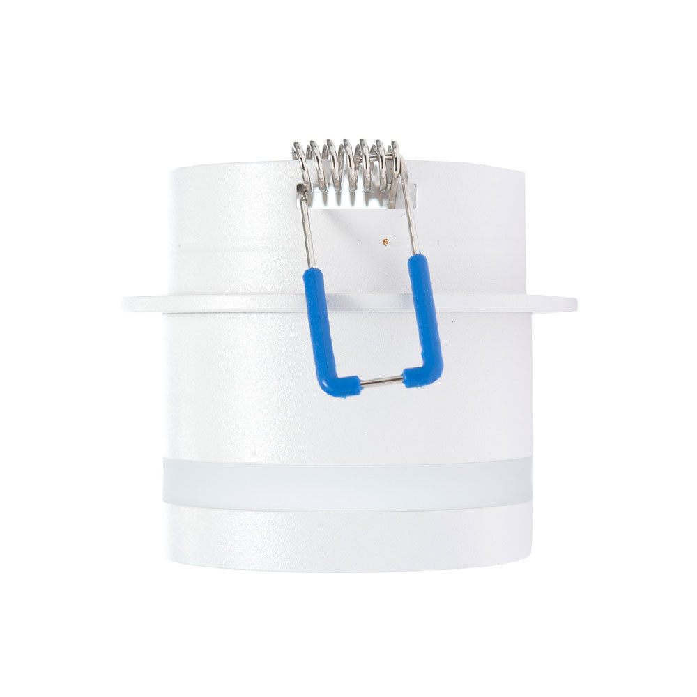 MARCO EMPOTRABLE BLANCO Y0R0 PARA FOCO LED, 6.5W, MR16