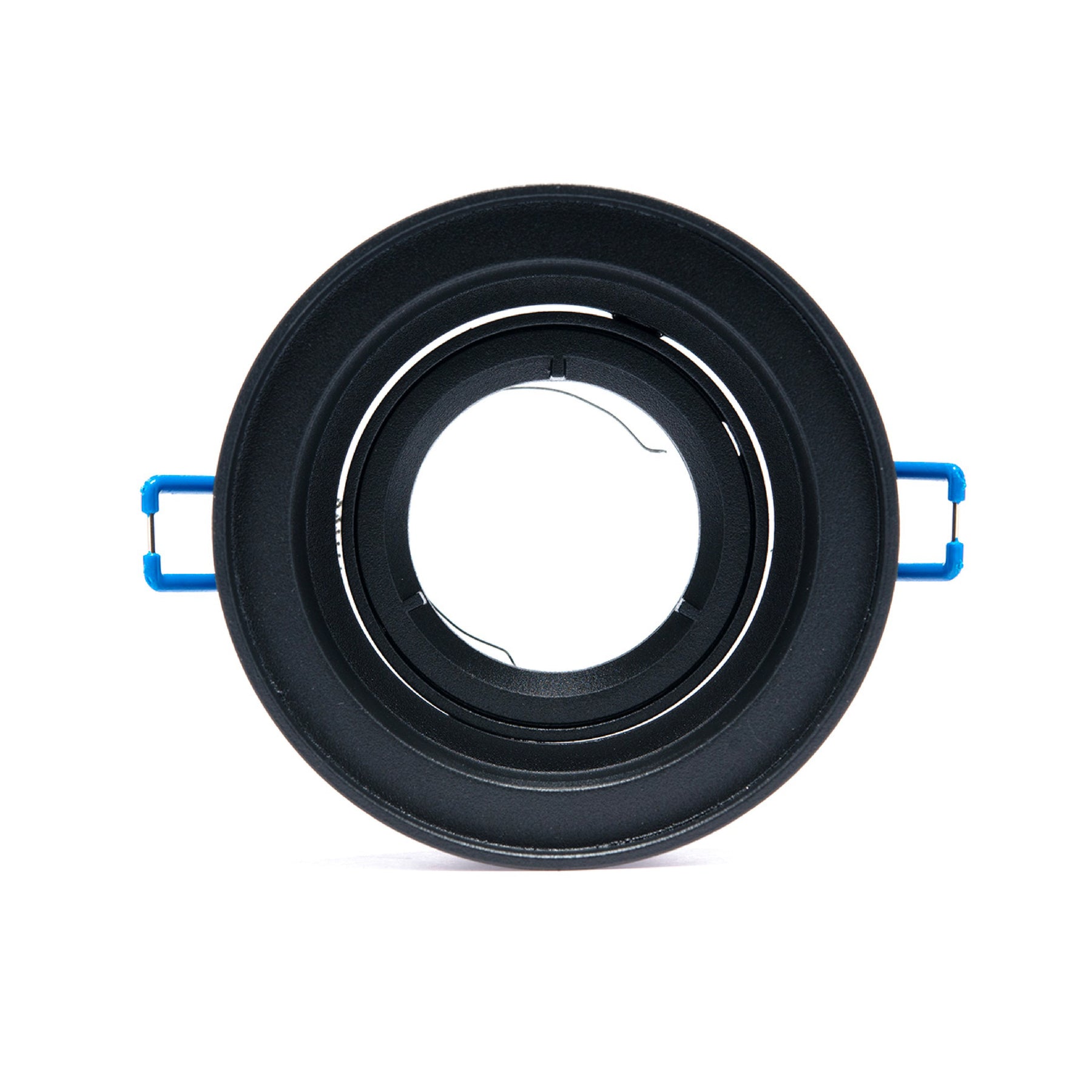 MARCO EMPOTRABLE Y3R3 NEGRO PARA FOCO LED, 6.5W, GU10 Y MR16
