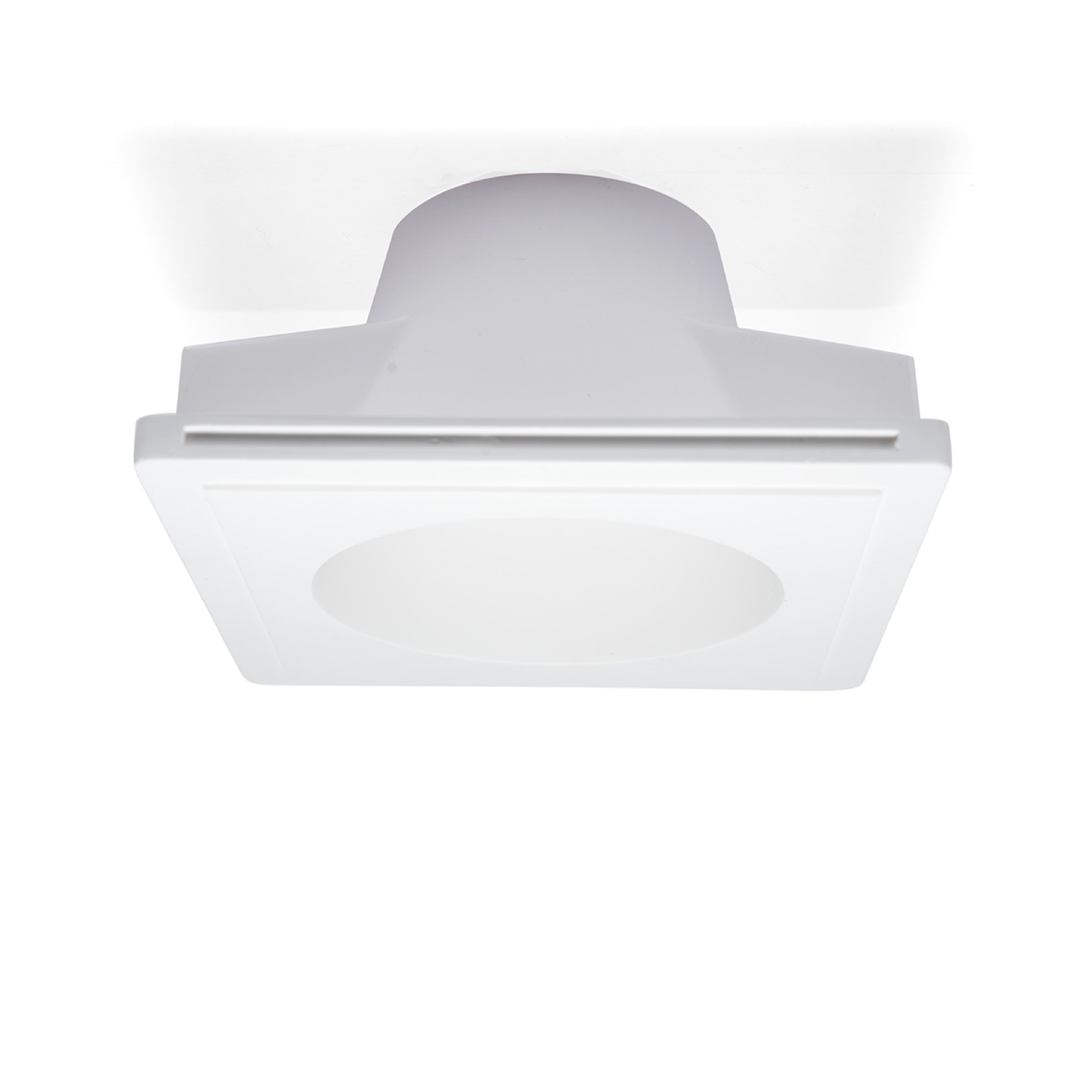 MARCO EMPOTRABLE Y8R8 DE YESO PARA FOCO LED, 8W, BASE MR16