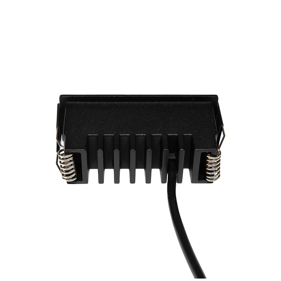 EMPOTRABLE NEGRO HS MINI RZ 36°, 7.5 W, 3000K, 344 LM