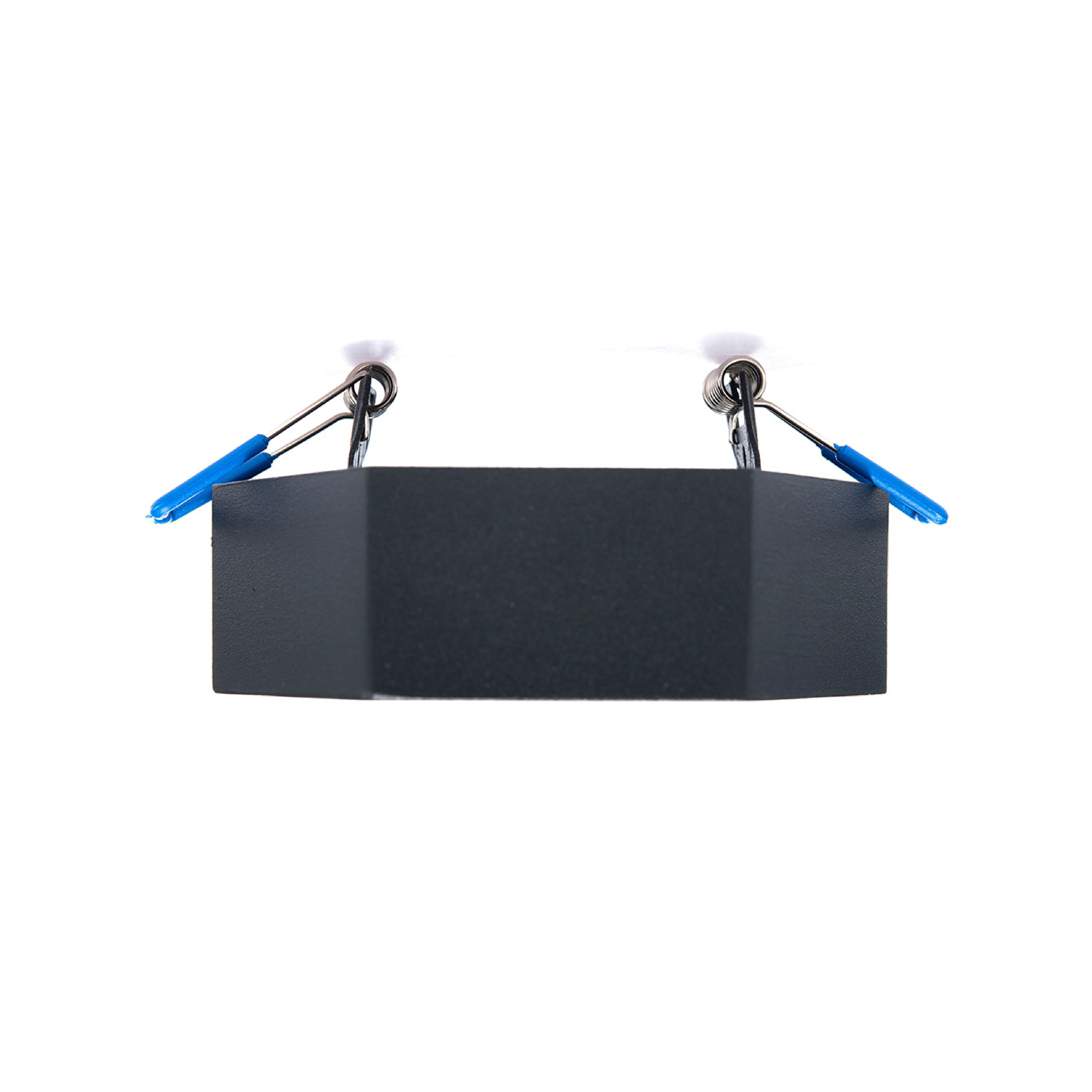 MARCO EMPOTRABLE NEGRO Y1R1 PARA FOCO LED, 6.5W, GU10 Y MR16