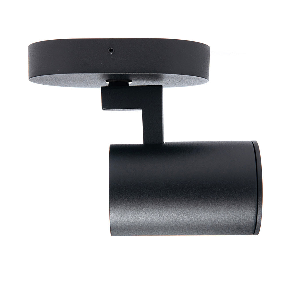 LÁMPARA SOBREPONER DIRIGIBLE TURK NEGRO R16, 8W, BASE GU10