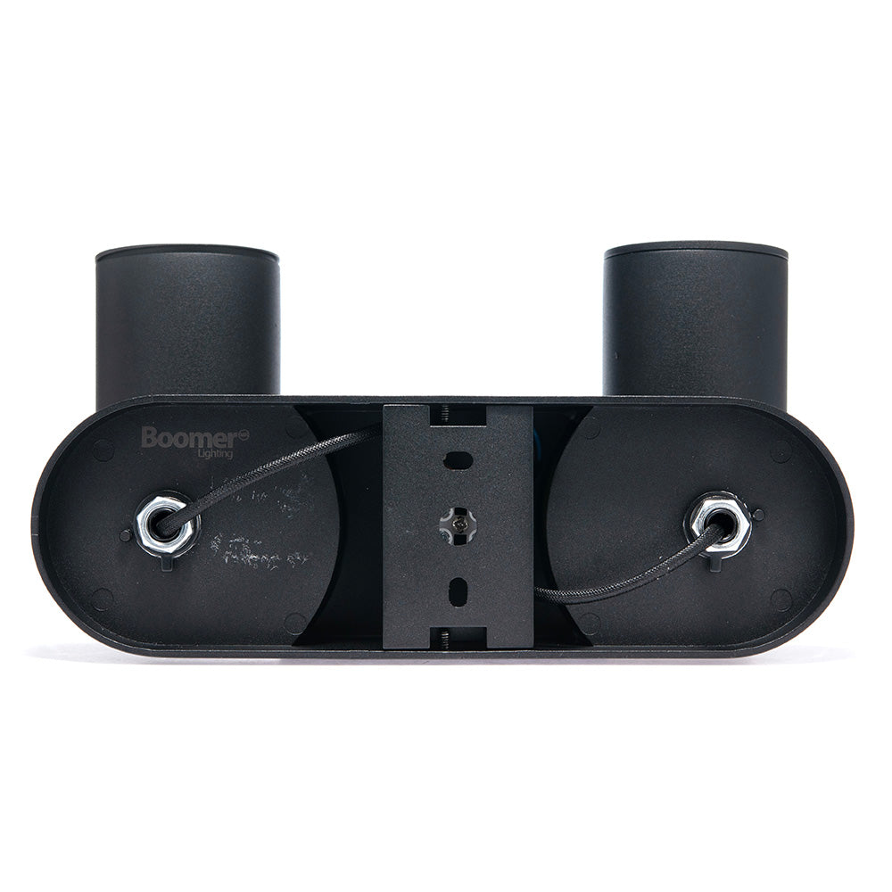 Lámpara de Sobreponer Doble Dirigible TURK Negro 16W, Base GU10