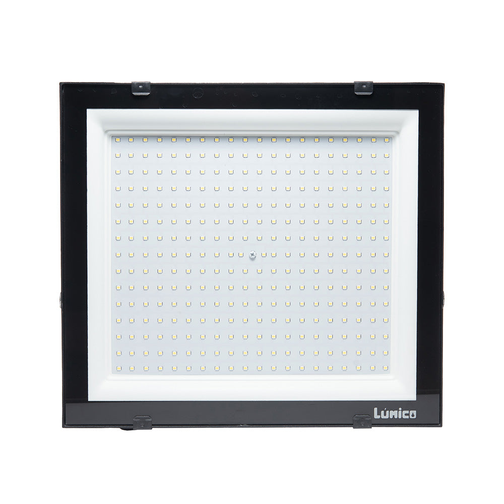 REFLECTOR LED LÚMICO, 200 W, 6500 K, IP 65, NEGRO