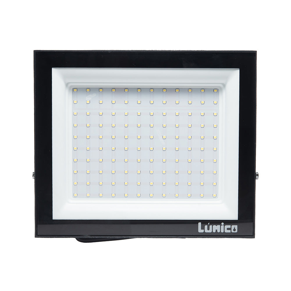 REFLECTOR LED LÚMICO, 100 W, 6500 K, IP 65, NEGRO