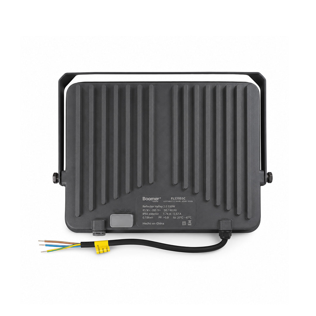 REFLECTOR LED HALLEY GRIS EXTERIOR 150W COLOR LUZ AJUSTABLE