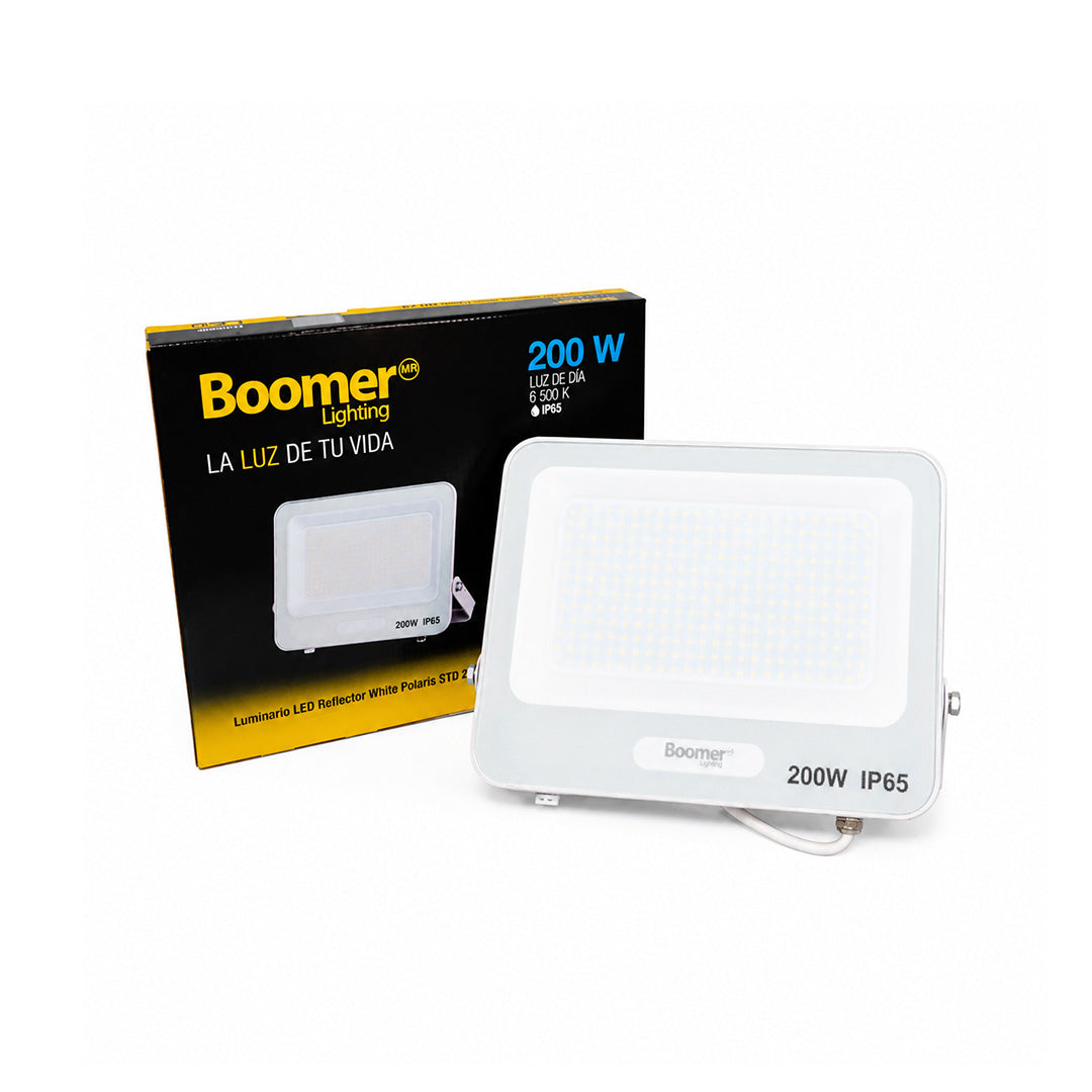REFLECTOR LED STD BLANCO EXTERIOR 200W LUZ FRÍA