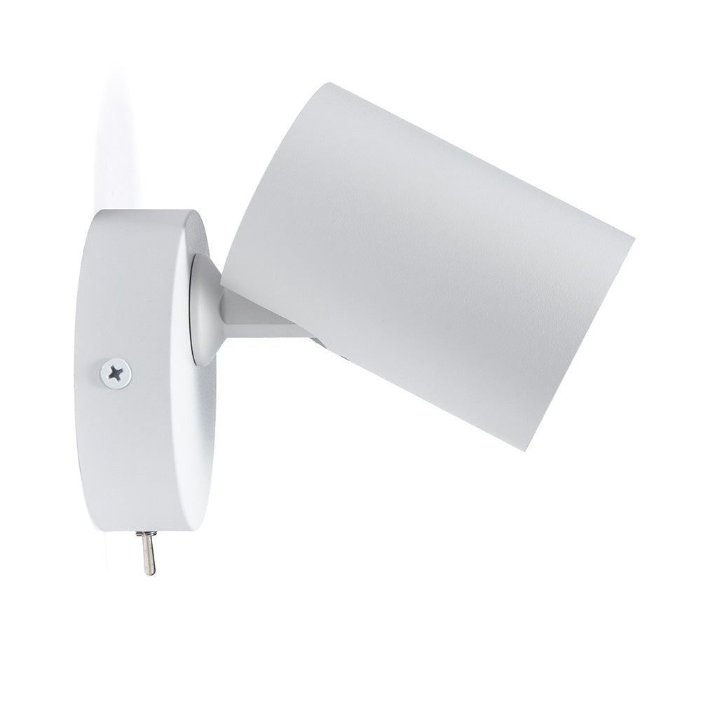 LÁMPARA DE LECTURA MATTÍA BLANCO, 8W, BASE GU10, DIRIGIBLE