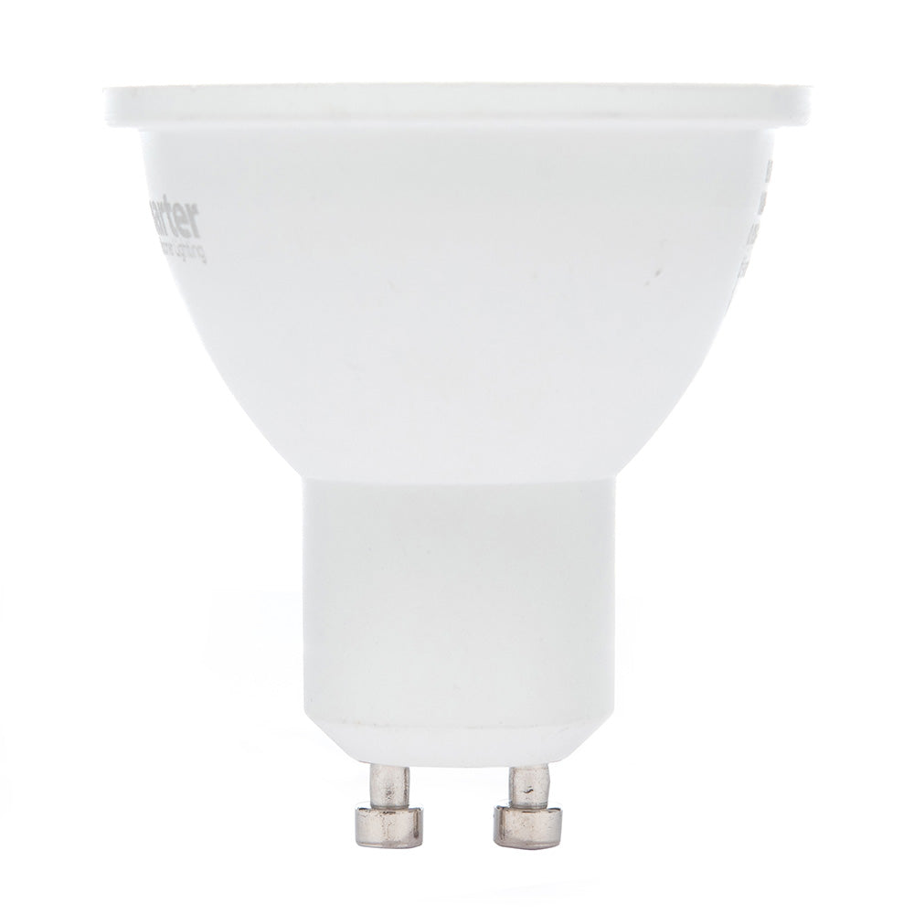 10 FOCOS LED GU10 5W LUZ FRÍA, 450 LM, NO ATENUABLE