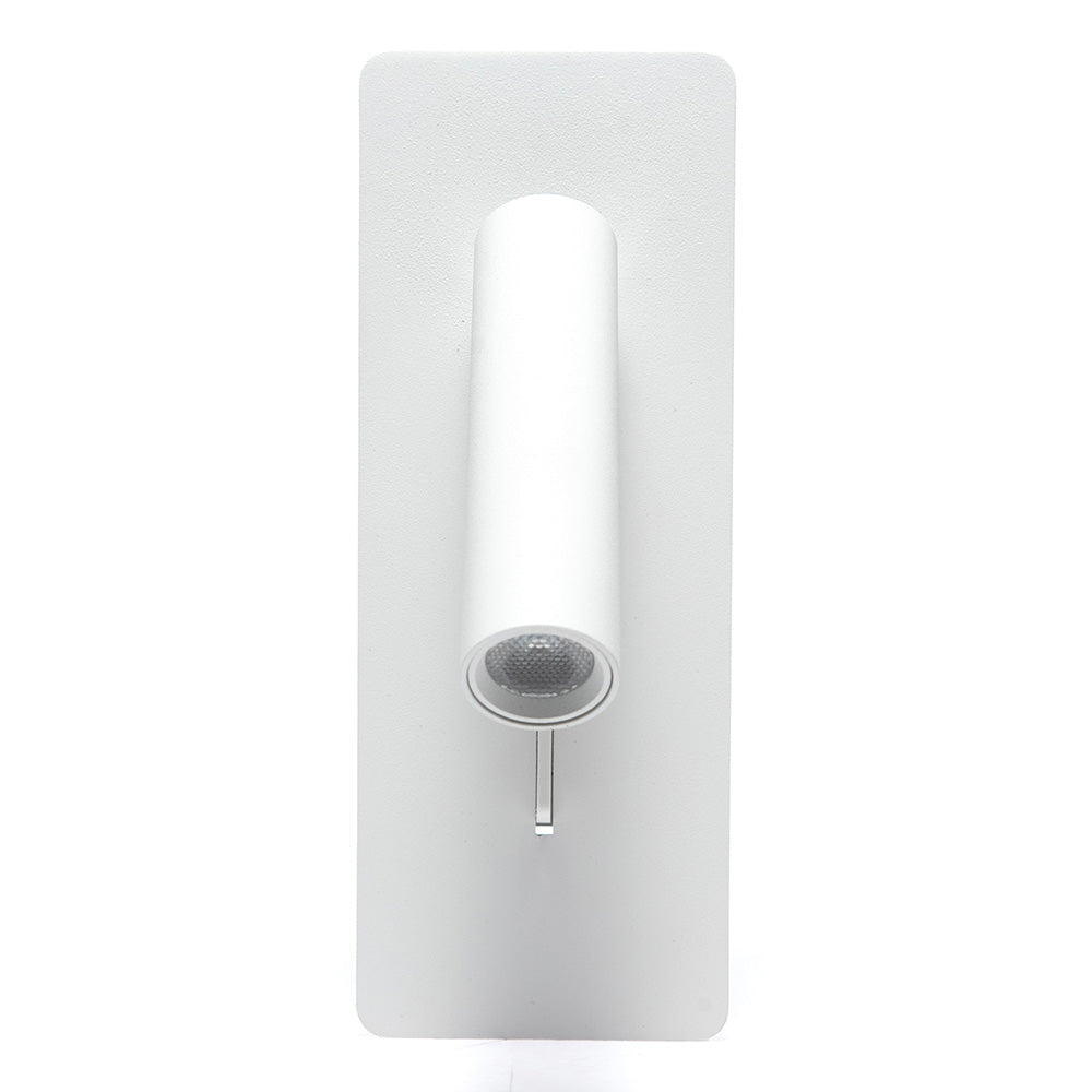 LÁMPARA DE LECTURA BLANCO, 3W, LUZ CÁLIDA, DIRIGIBLE, 360LM