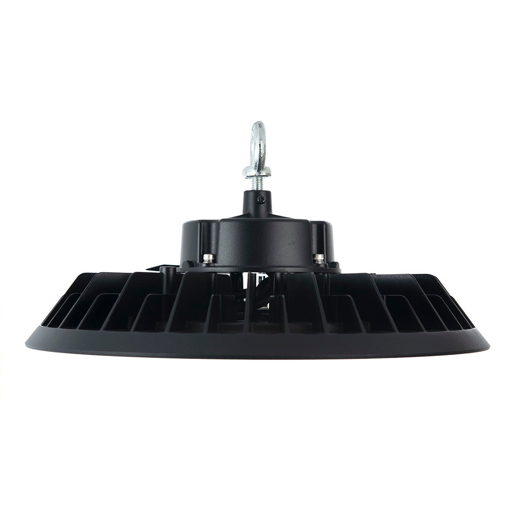 LÁMPARA INDUSTRIAL HIGHBAY LED UFO 200W LUZ FRÍA 5500K IP65 34 000 LM