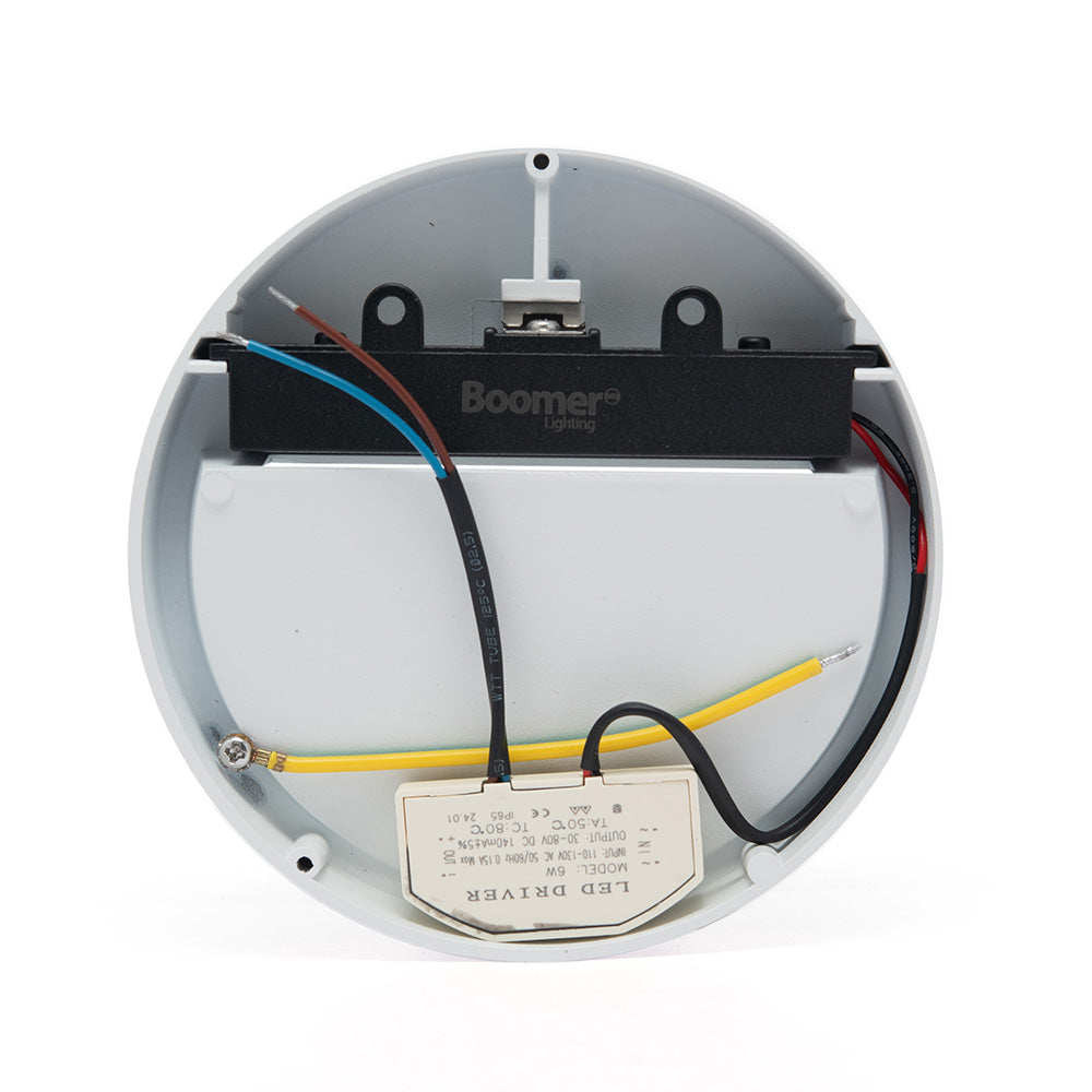 LÁMPARA DE CORTESÍA EMPOTRABLE BLANCO R6, 6W, 3000K, IP65