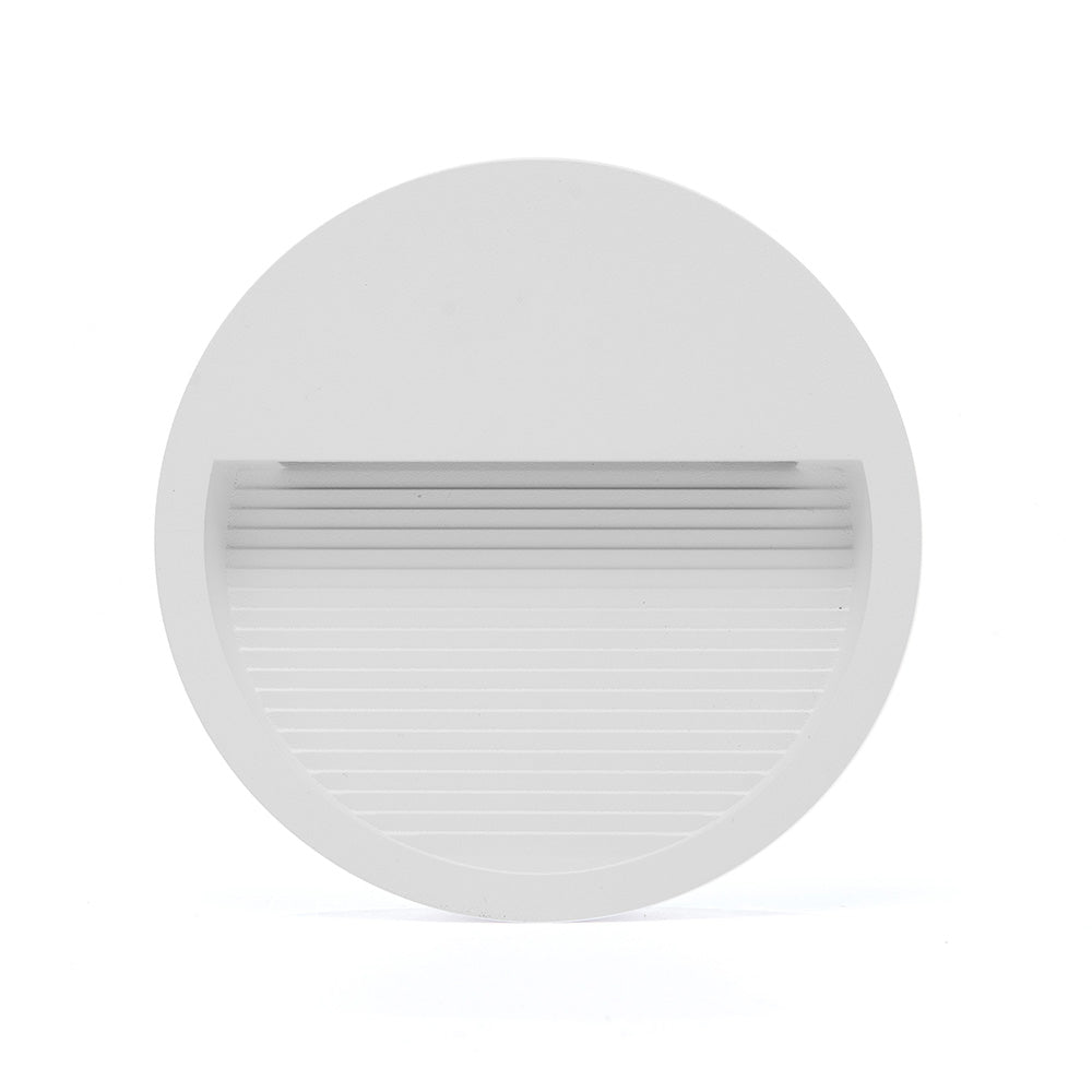 LÁMPARA DE CORTESÍA EMPOTRABLE BLANCO R6, 6W, 3000K, IP65