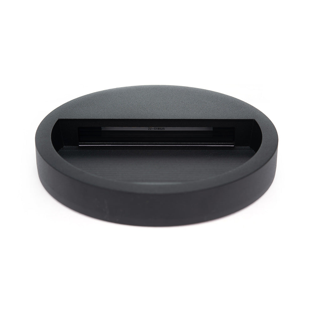 LÁMPARA DE CORTESÍA EMPOTRABLE NEGRO R6, 6W, 3000K, IP65