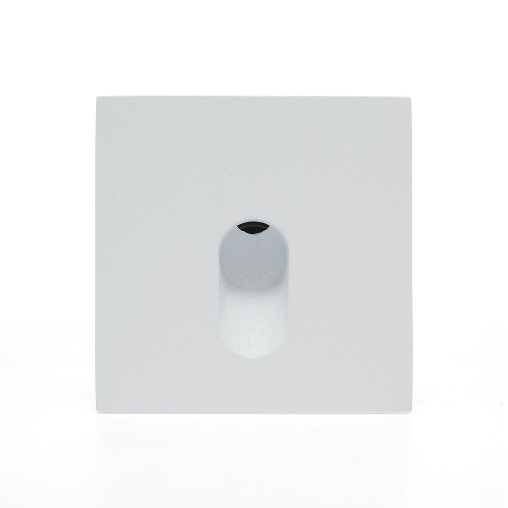 LÁMPARA DE CORTESÍA EMPOTRABLE BLANCO A3, 3W, 3000K, IP65