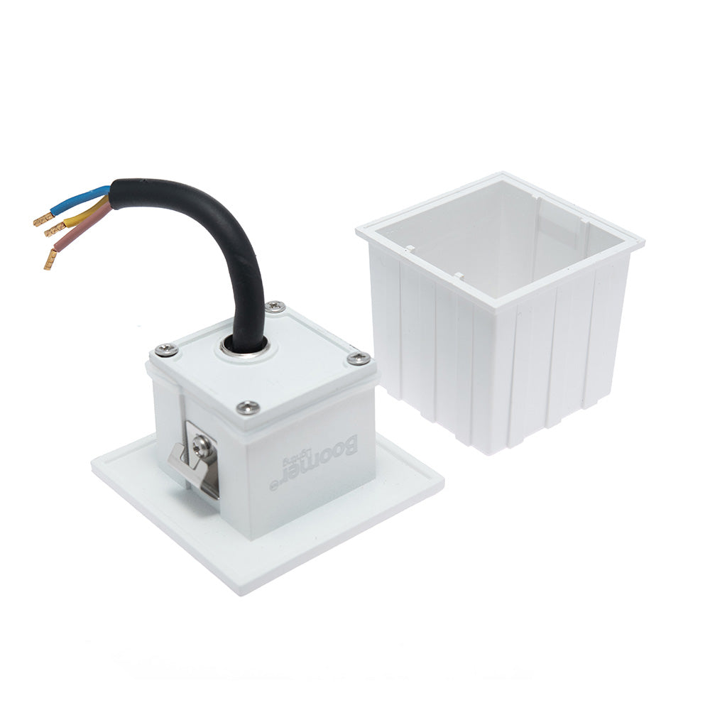 LÁMPARA DE CORTESÍA EMPOTRABLE BLANCO A4, 3W, 3000K, IP65