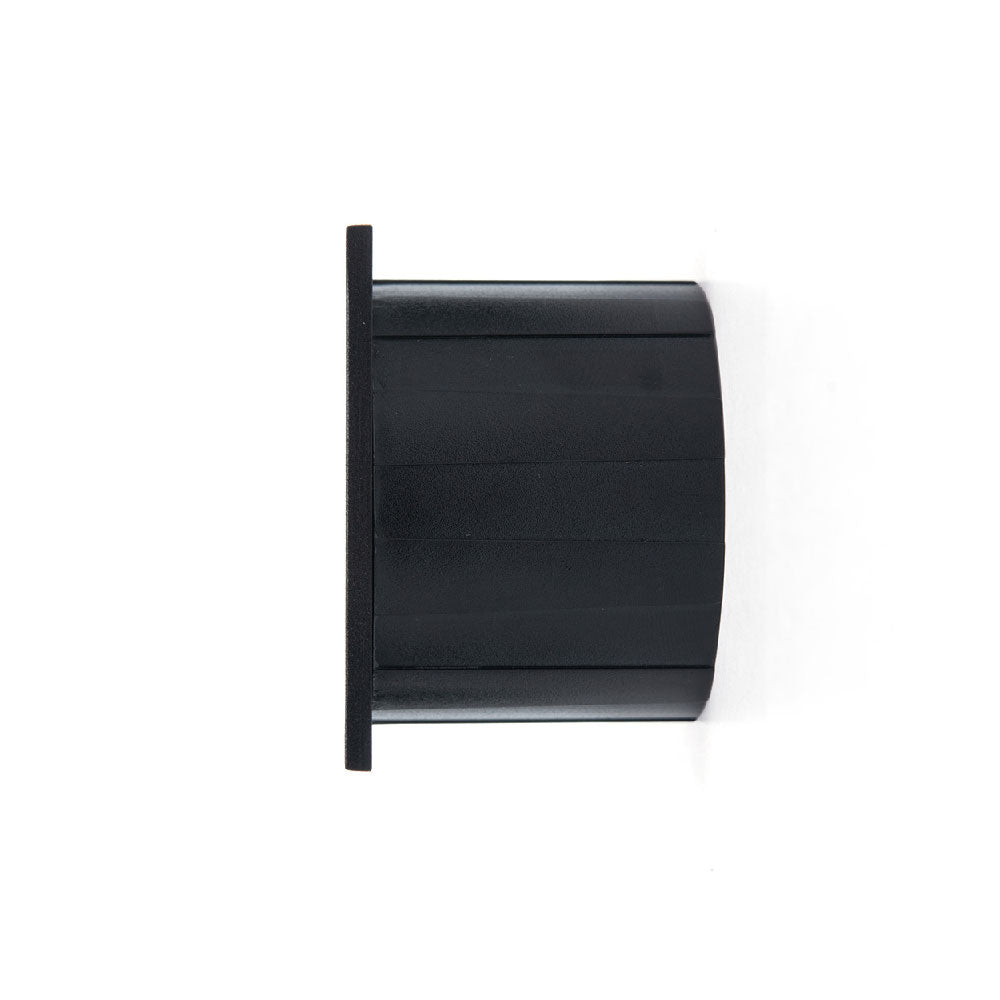 LÁMPARA DE CORTESÍA EMPOTRABLE NEGRO A3, 3W, 3000K, IP65