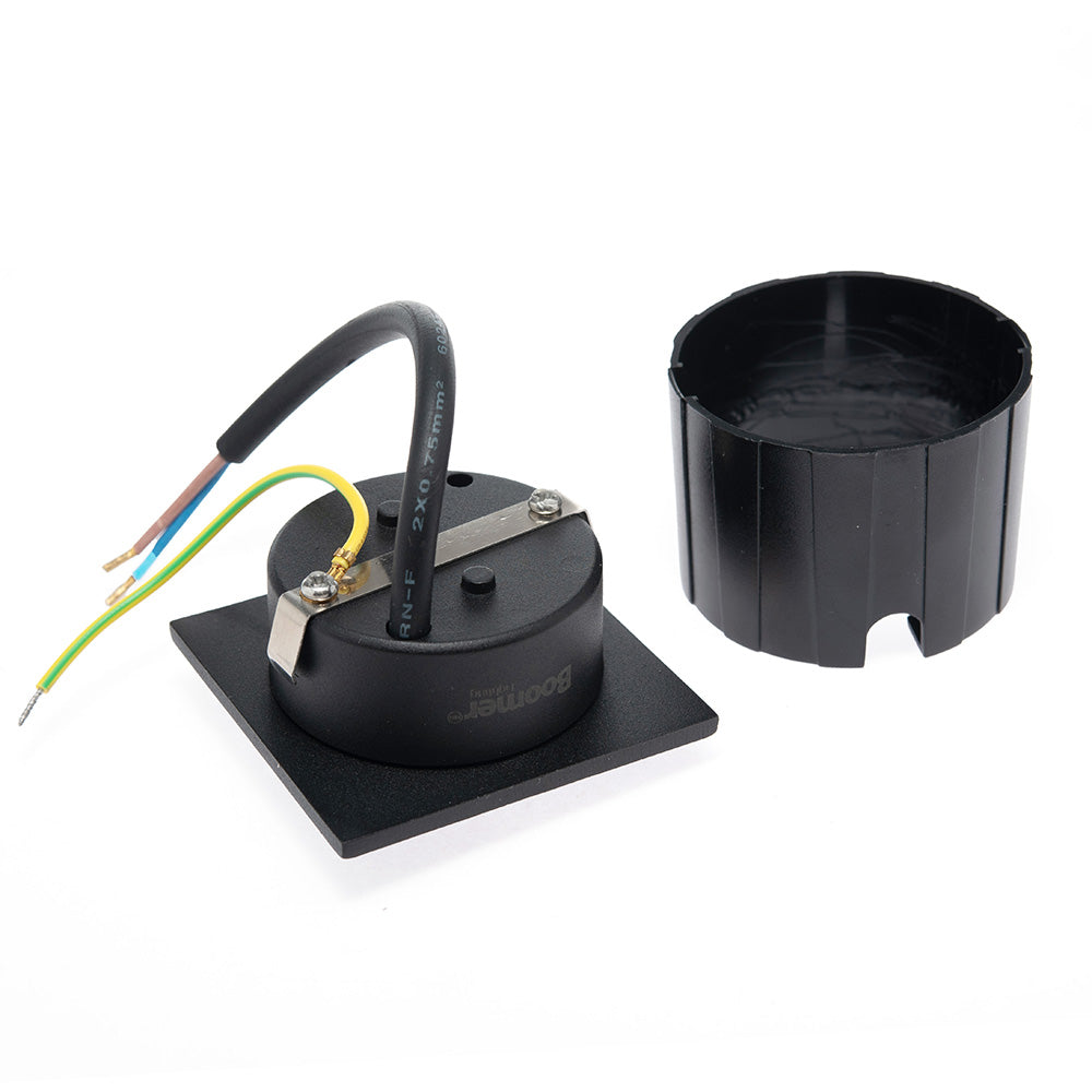 LÁMPARA DE CORTESÍA EMPOTRABLE NEGRO EYE, 3W, 3000K, IP65