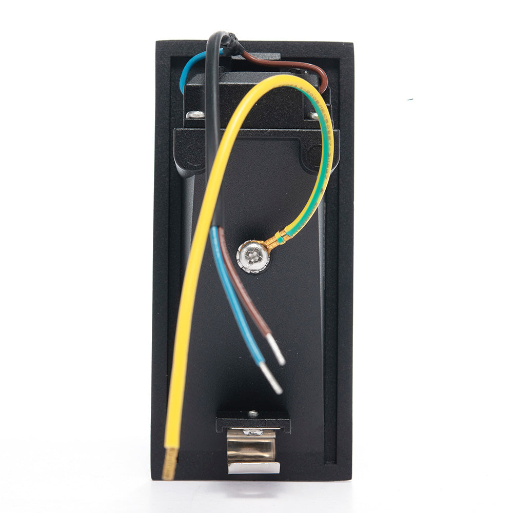 LÁMPARA DE CORTESÍA EMPOTRABLE NEGRO ARV, 3W, 3000K, IP65