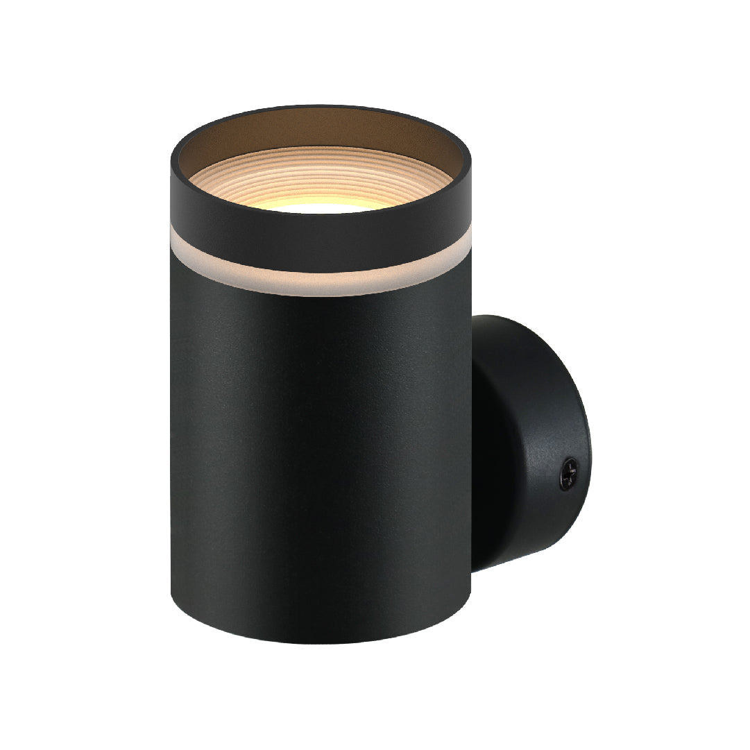 ARBOTANTE PARA PARED REFLEX NEGRO, 6.5W, BASE GU10(x1) INT