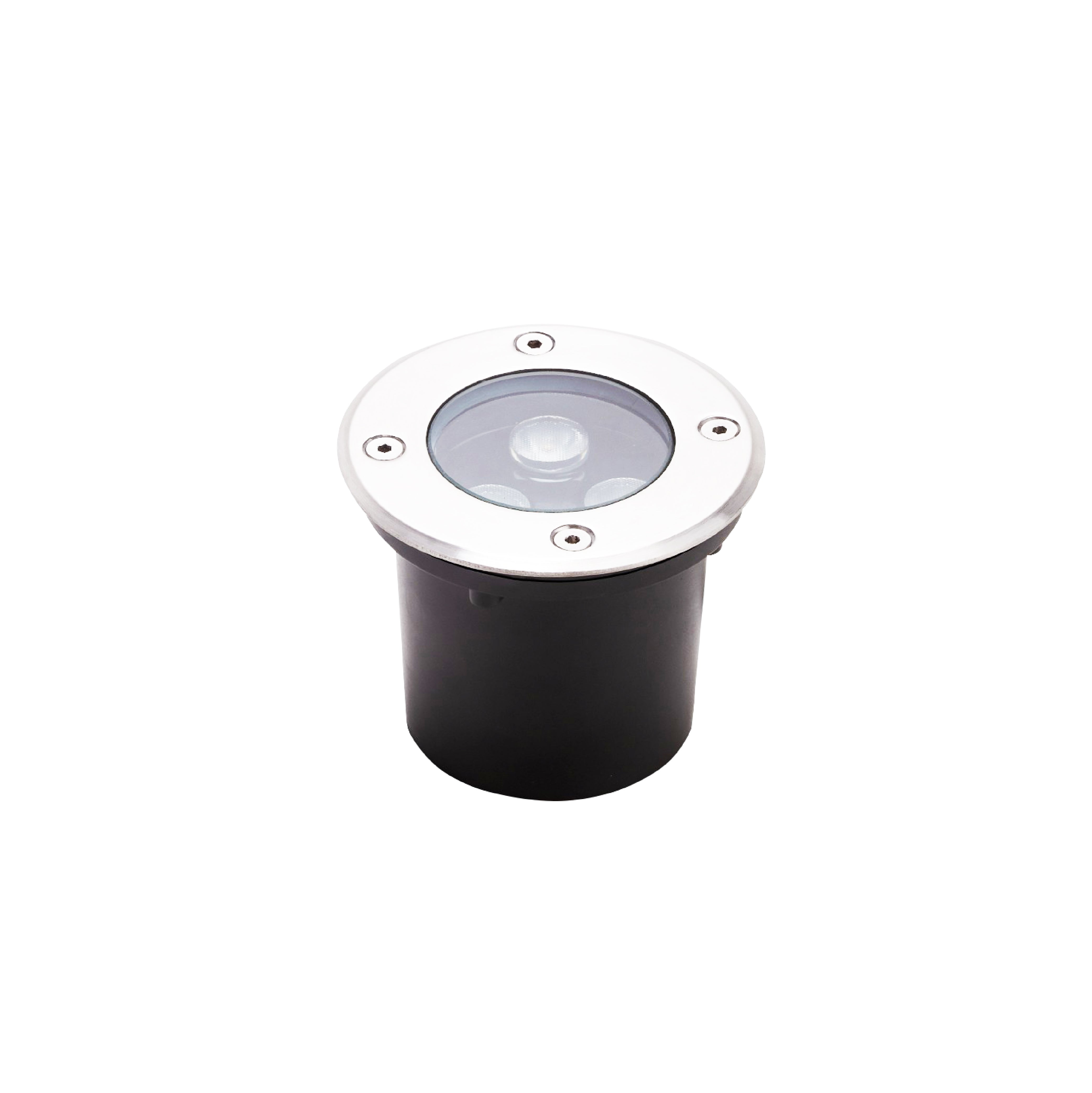 EMPOTRABLE LED Redondo A PISO, 3W, 100-240V~ IP66 3000 k