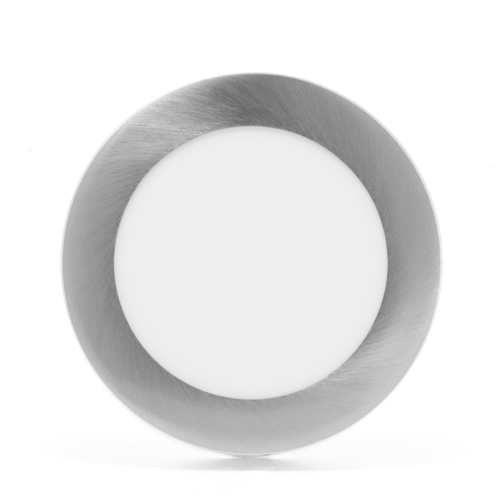 PANEL LED REDONDO SATÍN PARA SOBREPONER, 6W, 300LM