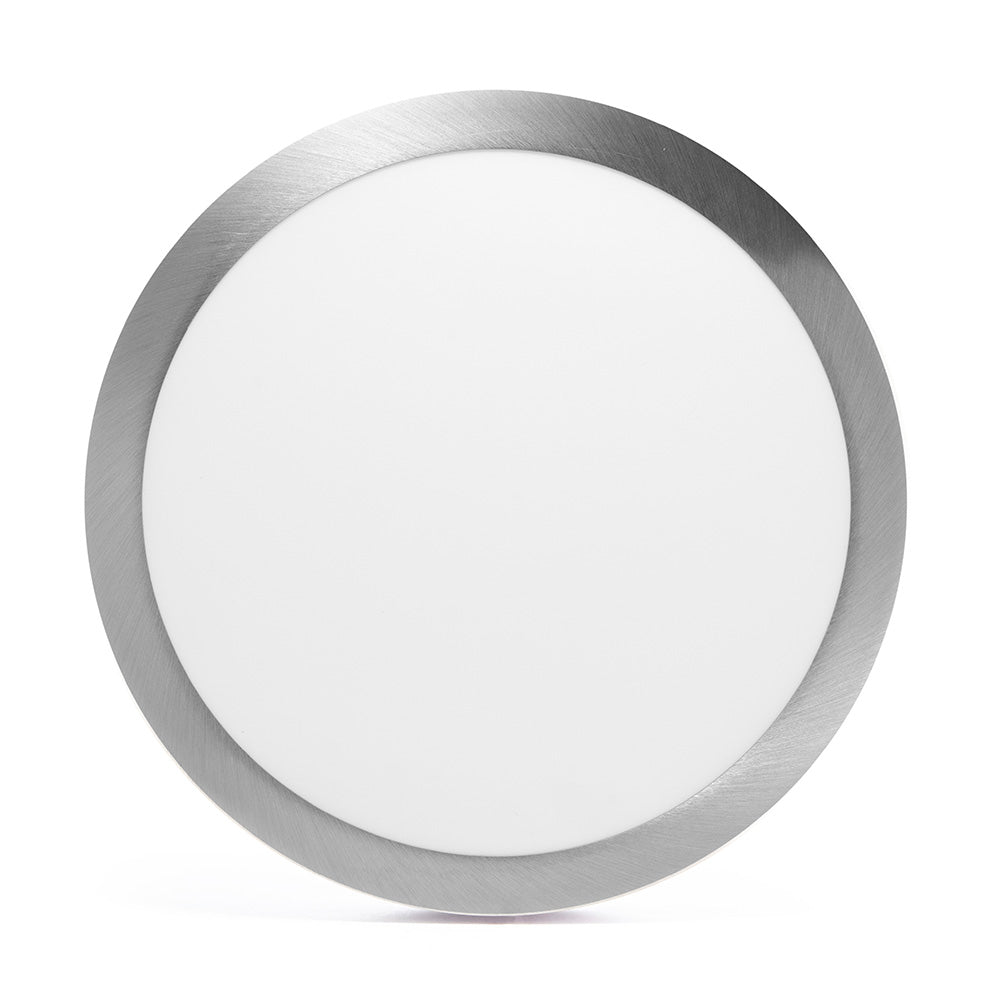 PANEL LED REDONDO SATÍN PARA SOBREPONER, 24W, 1689LM