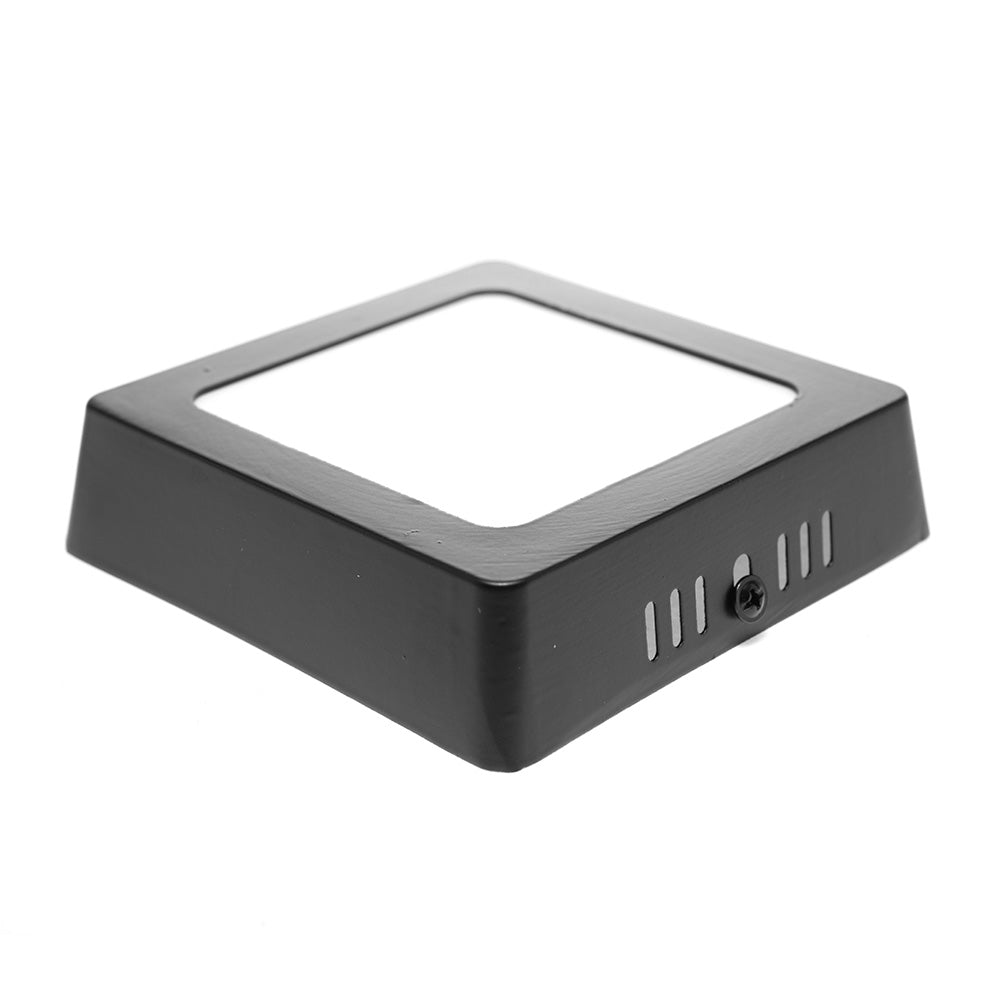 PANEL LED CUADRADO NEGRO DE LUZ CÁLIDA O FRÍA DE 6W