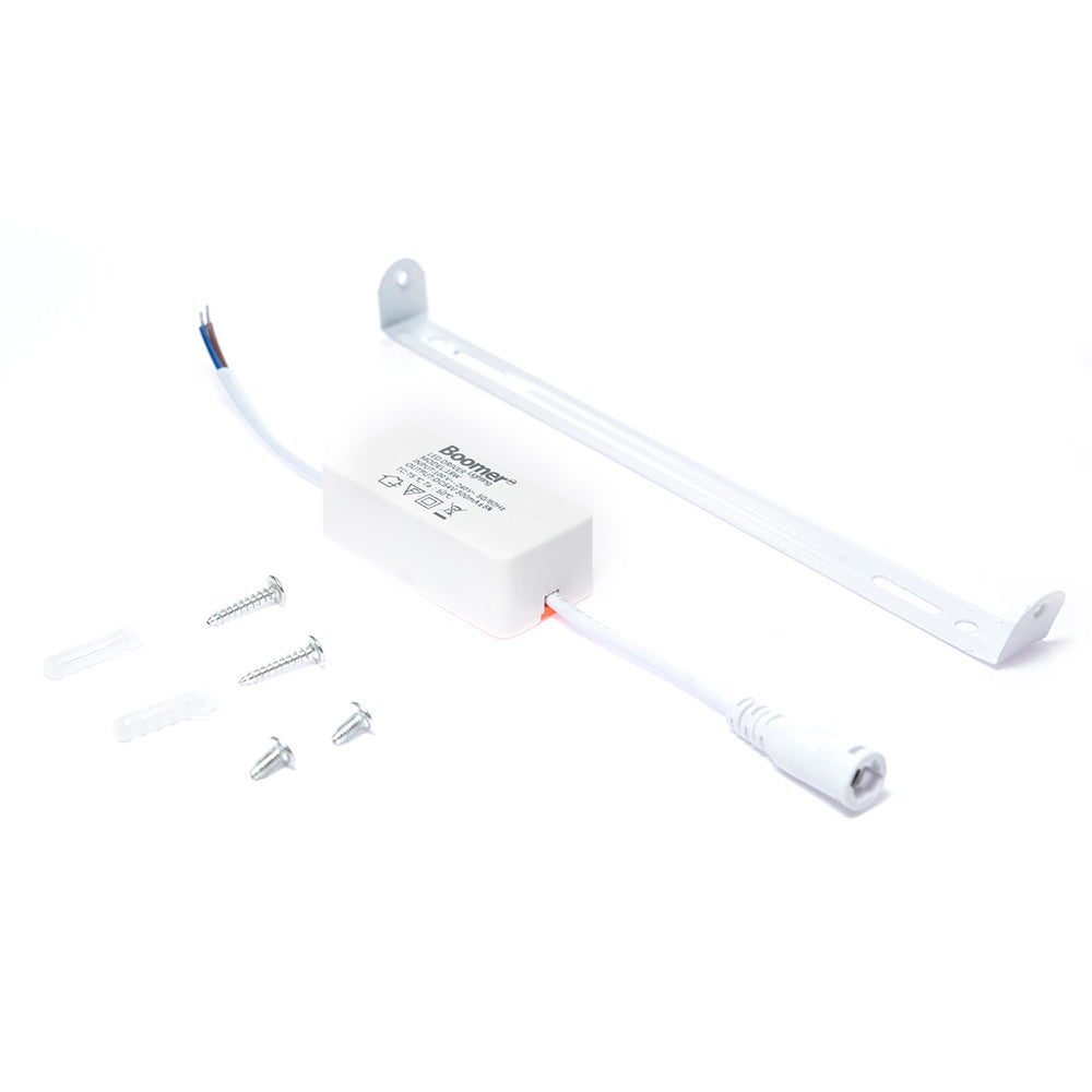 PANEL LED CUADRADO SATÍN PARA SOBREPONER, 18W, 1260LM